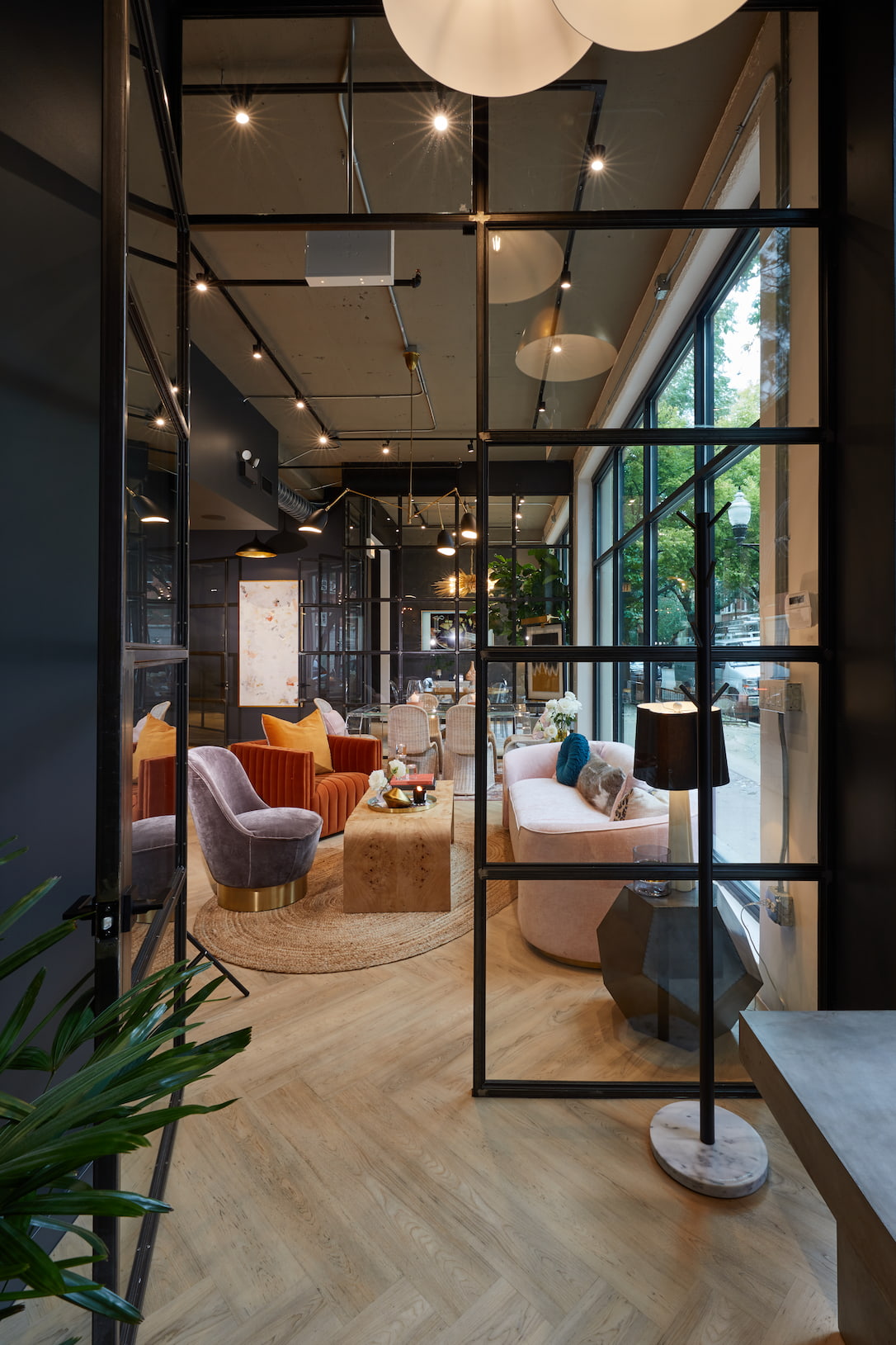 Elegant Restaurant Interior Waiting
