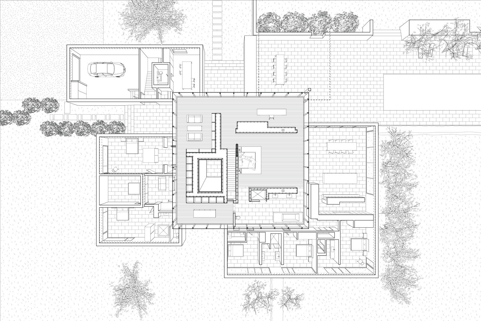 Perspective of a House Floor Plan