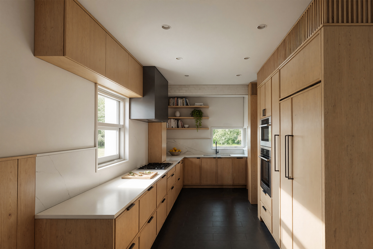 Park Hill Denver Rift Oak Kitchen